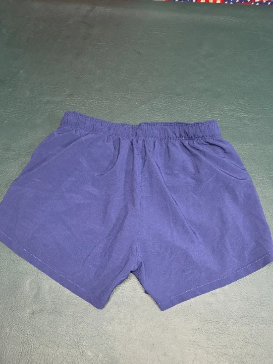 **Nike Women’s Purple Athletic Running Shorts with White Accents** - Picture 6 of 6